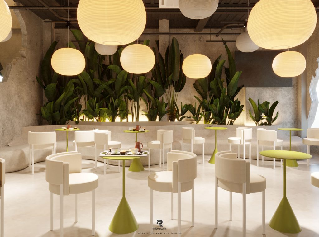 trang tri quan cafe phong cach han quoc